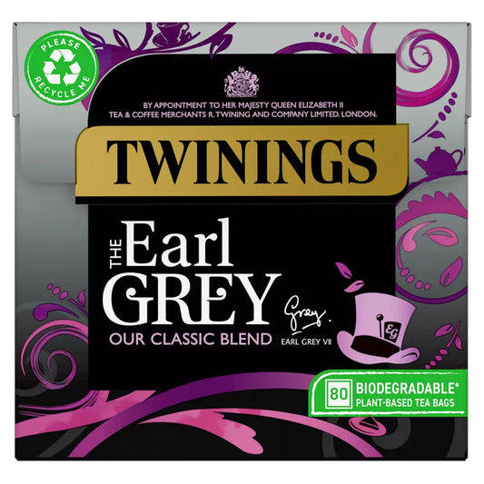 Twinings The Earl Grey 80 Plant-Based Tea Bags